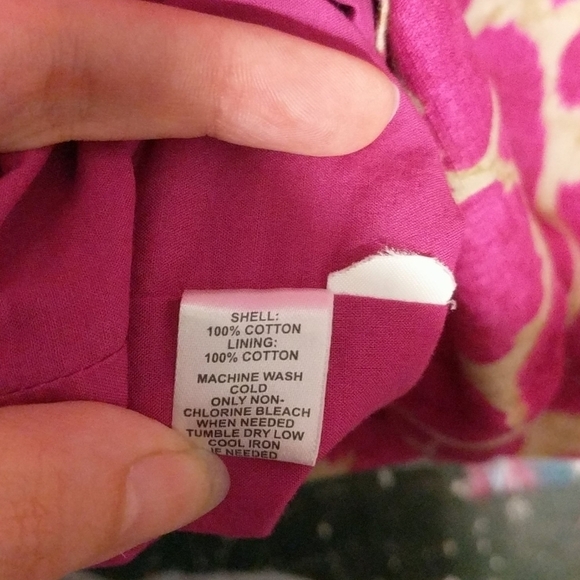 Loft Pink Giraffe Print Dress with Pockets - size 8 - Picture 2 of 4